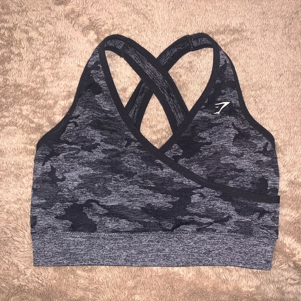 Gymshark Camo Seamless Sports Bra